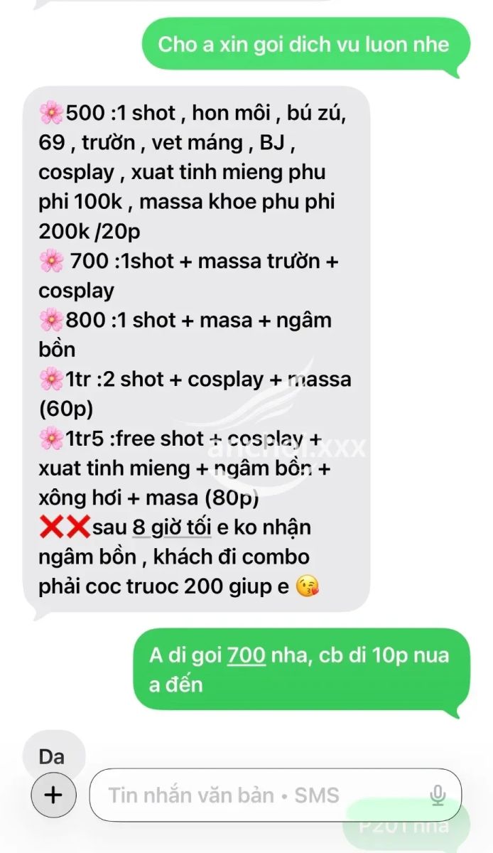 Hot ⭐ Emy Xinh Đẹp Phong Cách Phục Vụ Chuẩn Tình Nhân