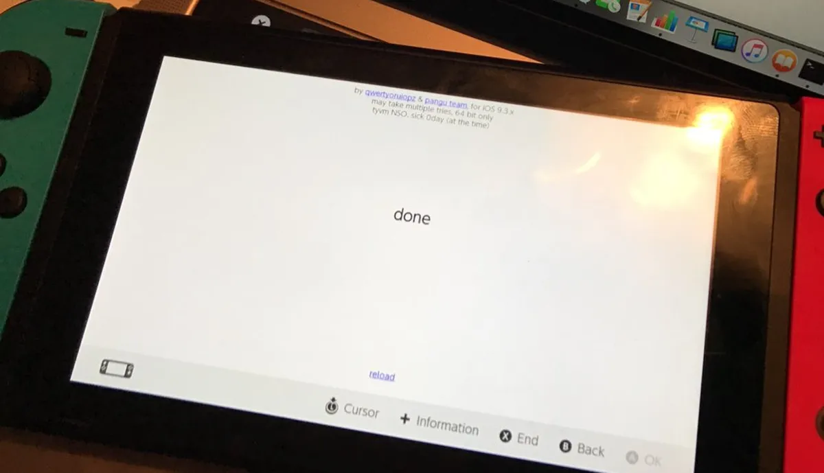Ra mắt chưa lâu, máy chơi game Nintendo Switch đã bị hack