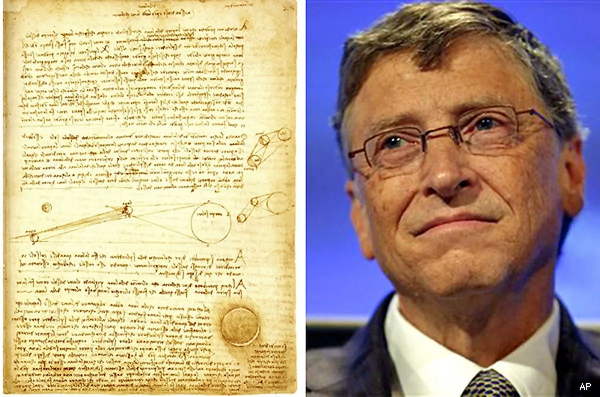 Ngày 12/12: Cuốn sổ tay đầu tiên của Leonardo da Vinci được bán đấu giá