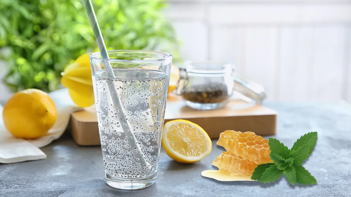 5 lợi ích khi uống nước hạt chia thêm chanh, mật ong trước bữa sáng
