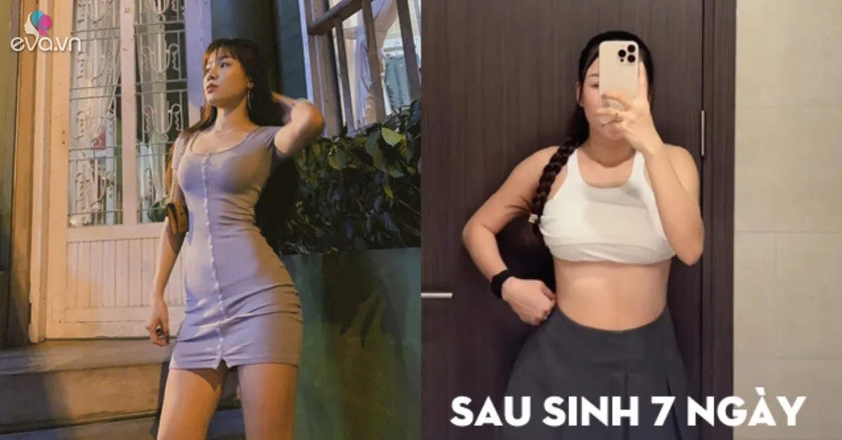 Bà xã thủ môn Văn Lâm khoe bụng phẳng lì như chưa đẻ sau 7 ngày sinh con, tuyên bố cắt bỏ 80% món này