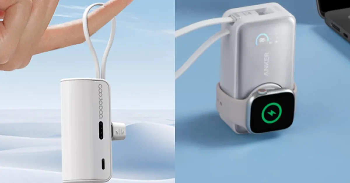 6 mẫu sạc dự phòng mini nhìn hay hay, lọt thỏm trong lòng bàn tay giá chỉ từ 109.000đ