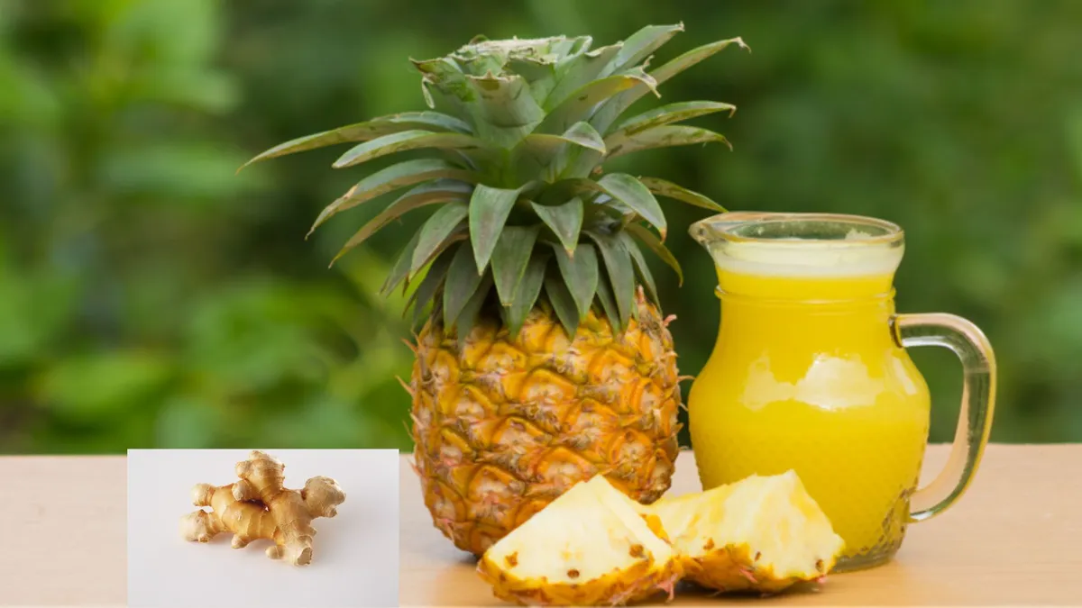 Uống nước ép dứa với gừng có tác dụng gì? Giá trị dinh dưỡng và lưu ý