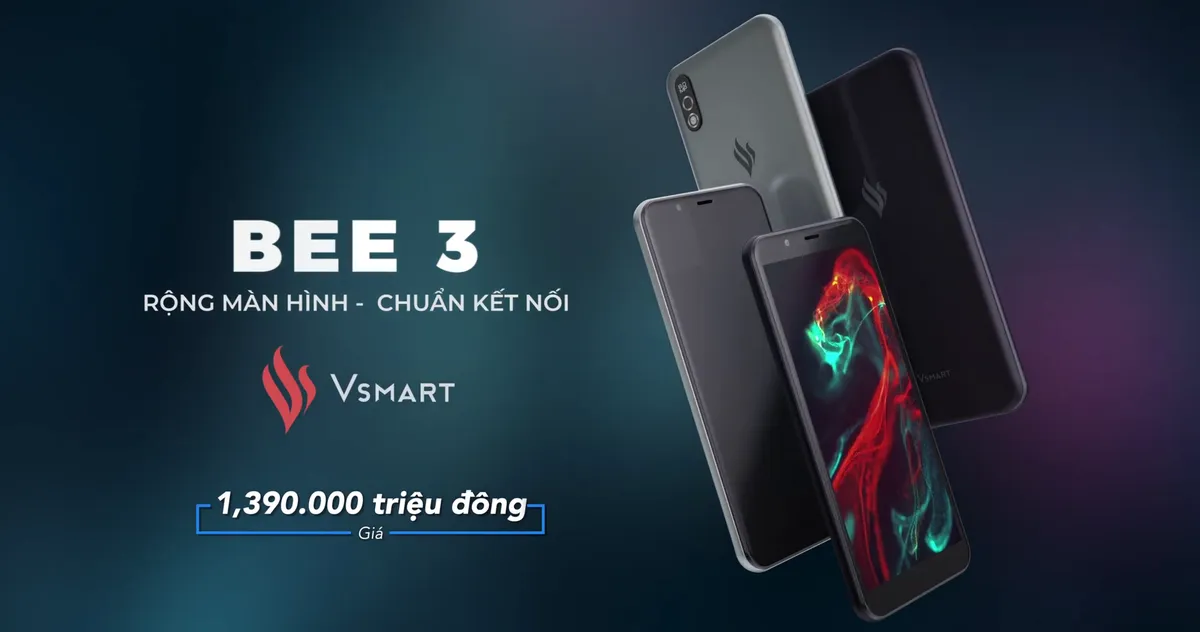 Vsmart "nhảy cóc", ra mắt Bee 3 giá 1.39 triệu đồng