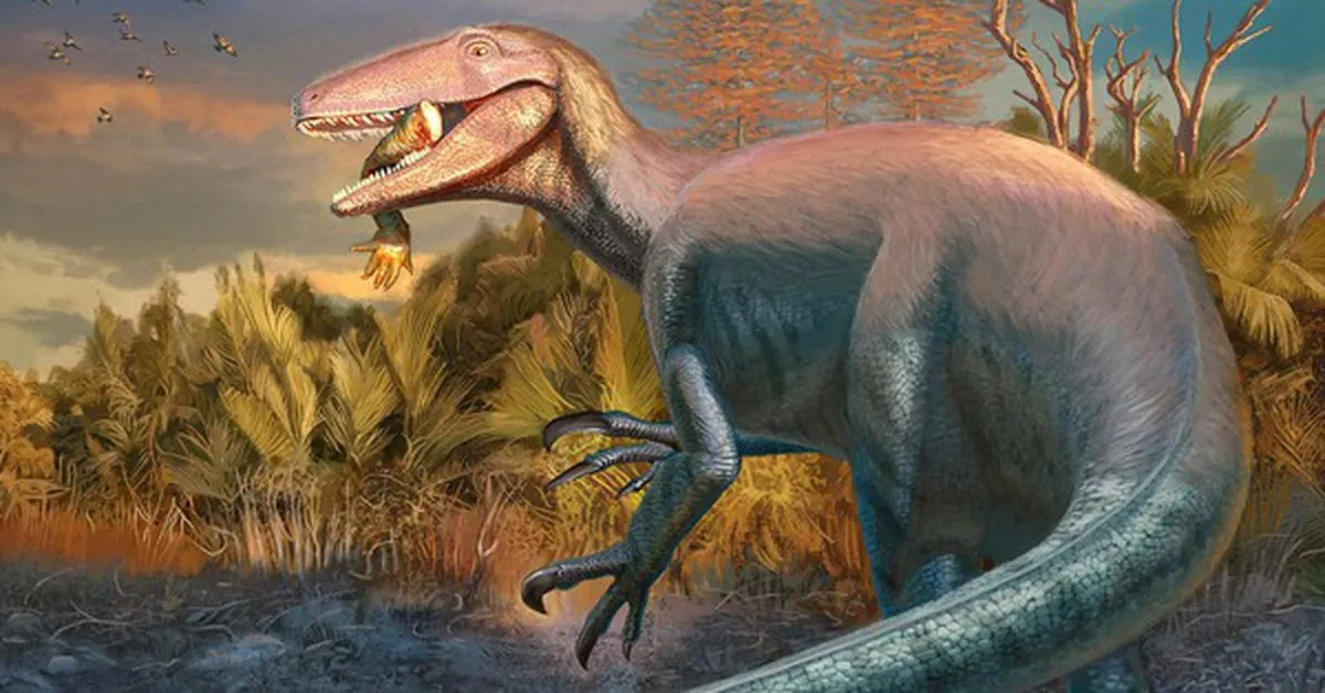 Hé lộ loài khủng long Megaraptor mới với bữa ăn cuối cùng vẫn còn kẹt trong hàm