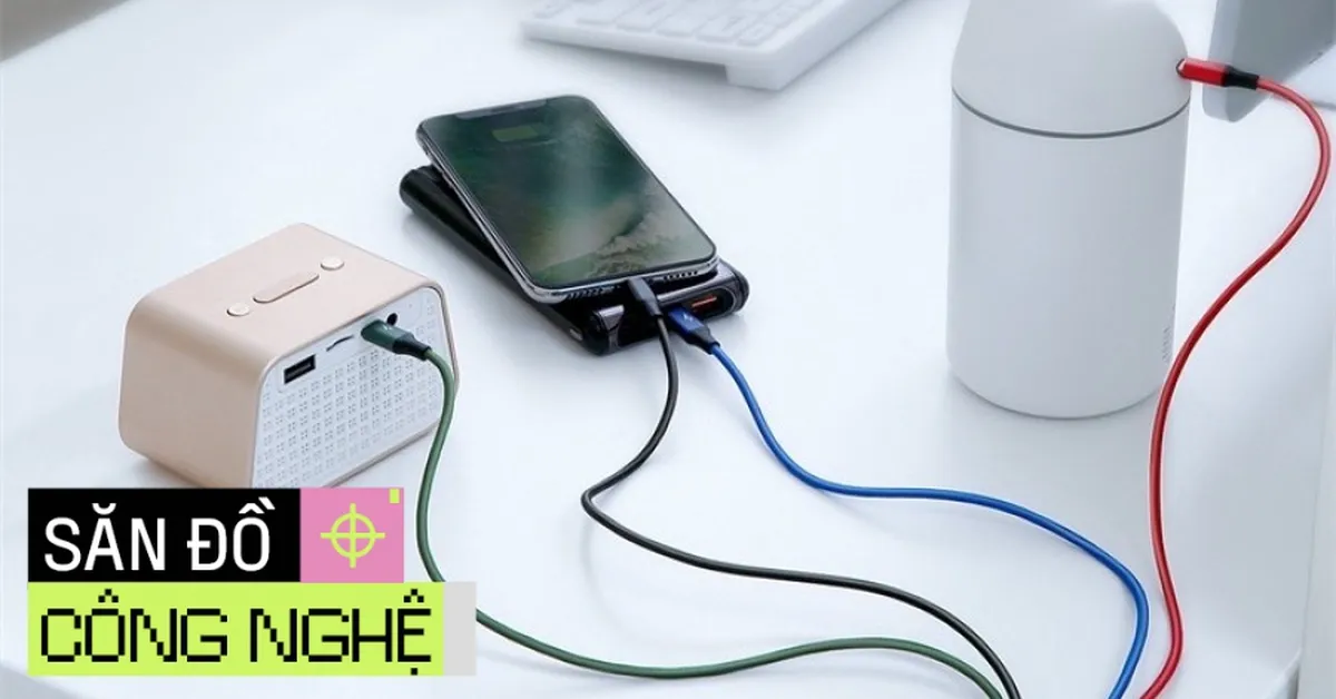 Sắm cáp sạc 3 đầu để dùng iPhone 15 mới hay đời cũ đều được, hàng Baseus chất lượng mà giá chỉ từ 89.000đ