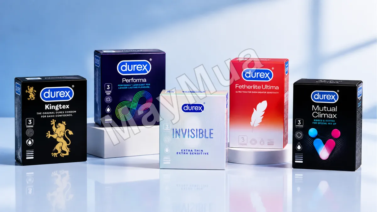 Review các loại bao cao su Durex phổ biến nhất hiện nay