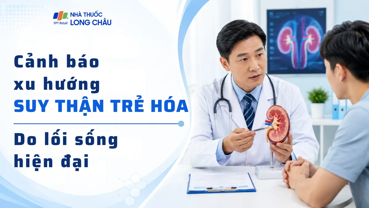 Cảnh báo xu hướng suy thận trẻ hóa do lối sống hiện đại