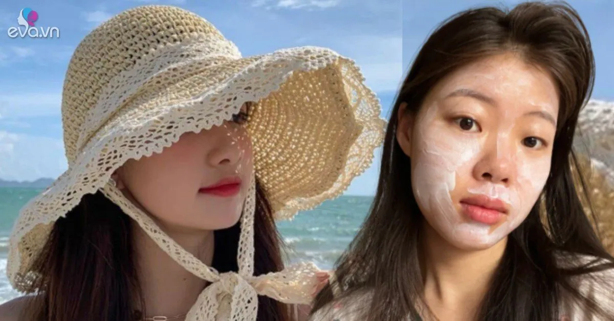 Thoa kem chống nắng, chị em áp dụng công thức "2 trước - 3 sau" vừa chặn tia UV vừa giữ collagen