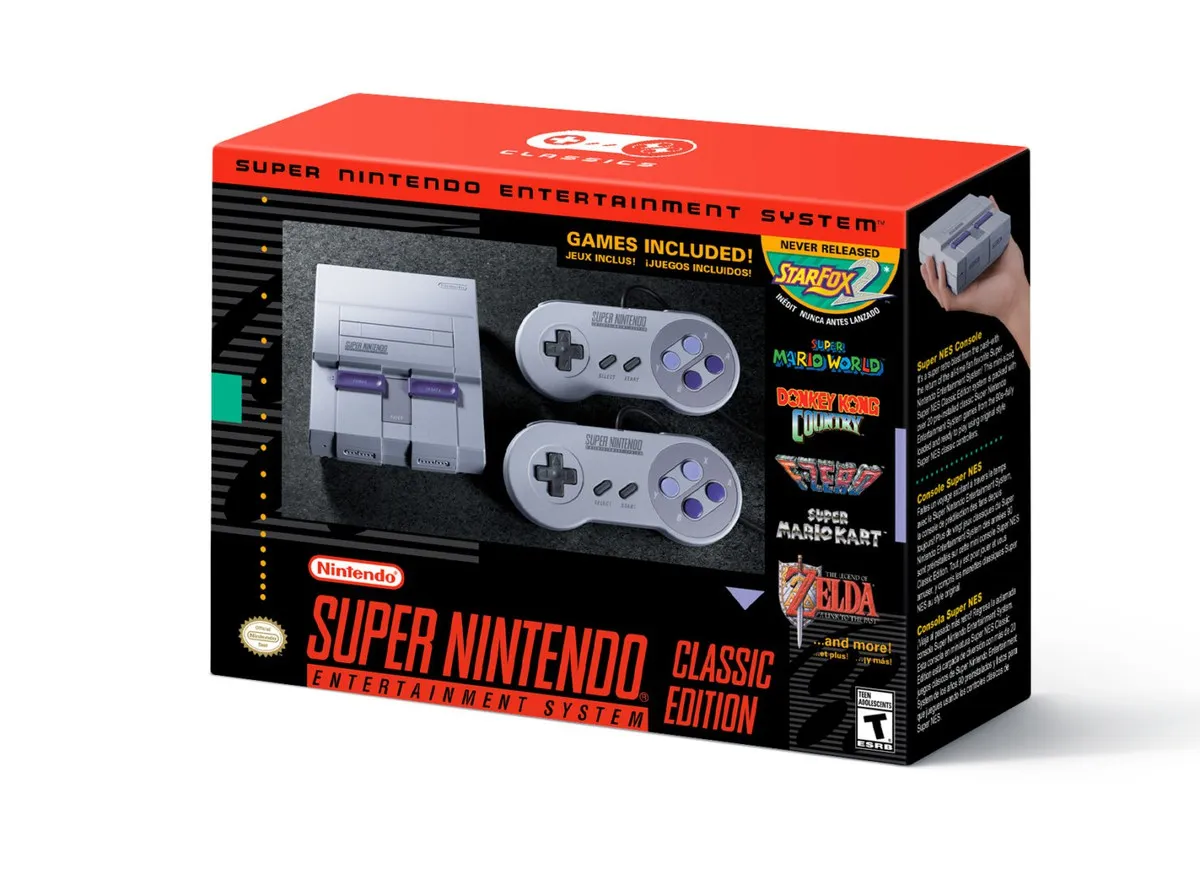 Nintendo chính thức ra mắt "máy chơi game 4 nút" SNES Classic, lên kệ vào tháng 9 tới, giá 79 USD