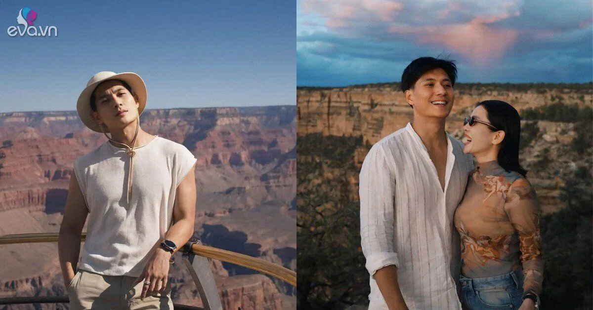 Lâm Bảo Châu khoe body 6 múi khi du ngoạn Grand Canyon