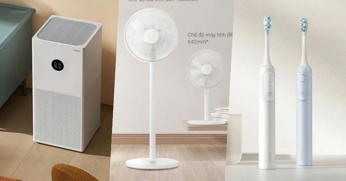 10 đồ gia dụng Xiaomi chính hãng bán chạy đợt này đang sale bao nhiêu dịp 7/7?