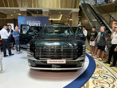 Ảnh thực tế Hyundai Palisade Hybrid 2026 tại Việt Nam: Giá khởi điểm dự kiến từ 1,5 - 1,7 tỷ đồng