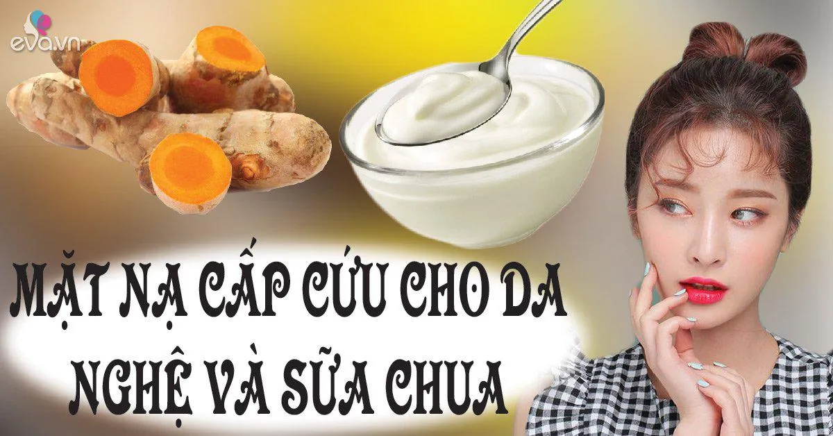 Trị mụn, làm trắng da chỉ với công thức mặt nạ nghệ sữa chua cực dễ làm!