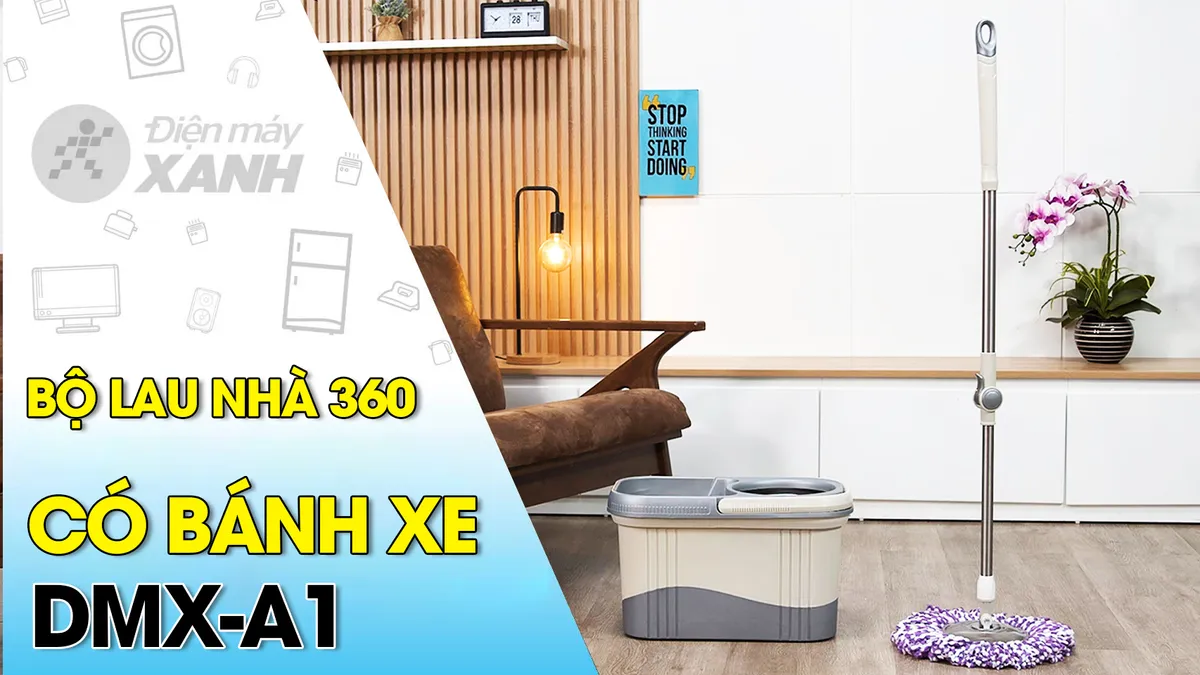 Online Friday: Bộ lau nhà giảm SỐC đến 50%, vắt nhanh, lau sạch. Mua ngay!