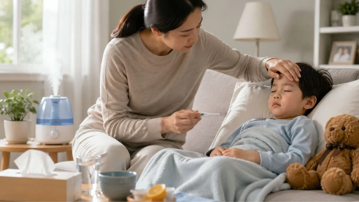 Hướng dẫn chăm sóc trẻ bị viêm đường hô hấp đúng cách tại nhà