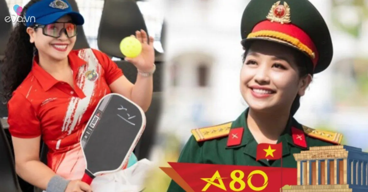 Nhan sắc đời thường trẻ trung của "nữ tướng sân cỏ" mang hàm Đại tá làm Tổng đạo diễn khối nghi trượng A80