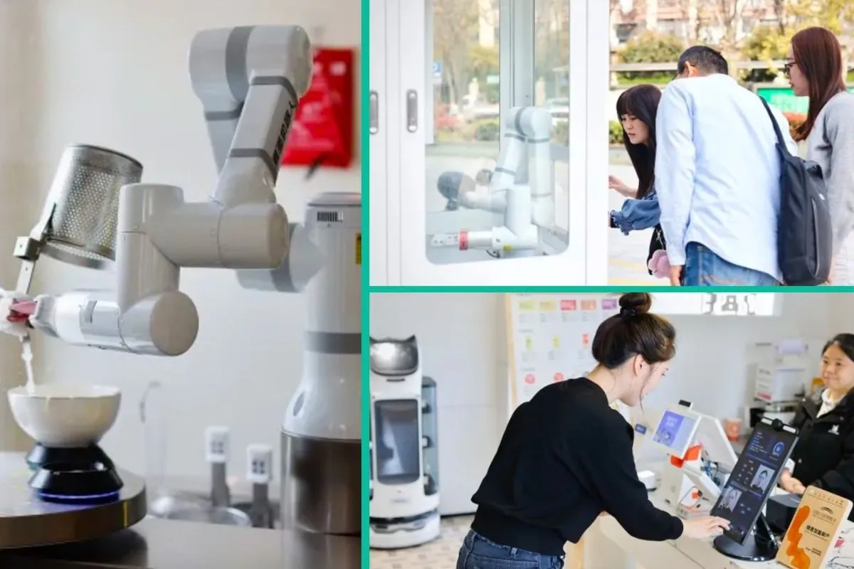 Đầu bếp robot AI càn quét miền đông Trung Quốc: Quét mặt, phân tích lưỡi thực khách để lên món