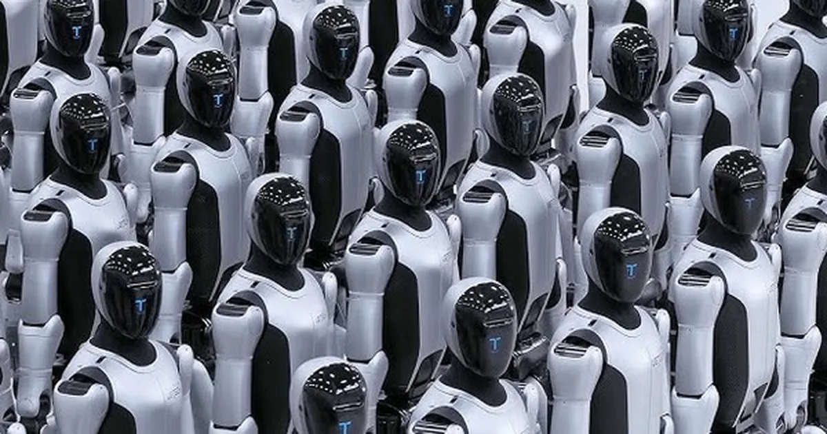Kỳ lân robot Trung Quốc xuất xưởng robot hình người thứ 5.000, tuyên chiến sòng phẳng với Tesla Optimus của Elon Musk