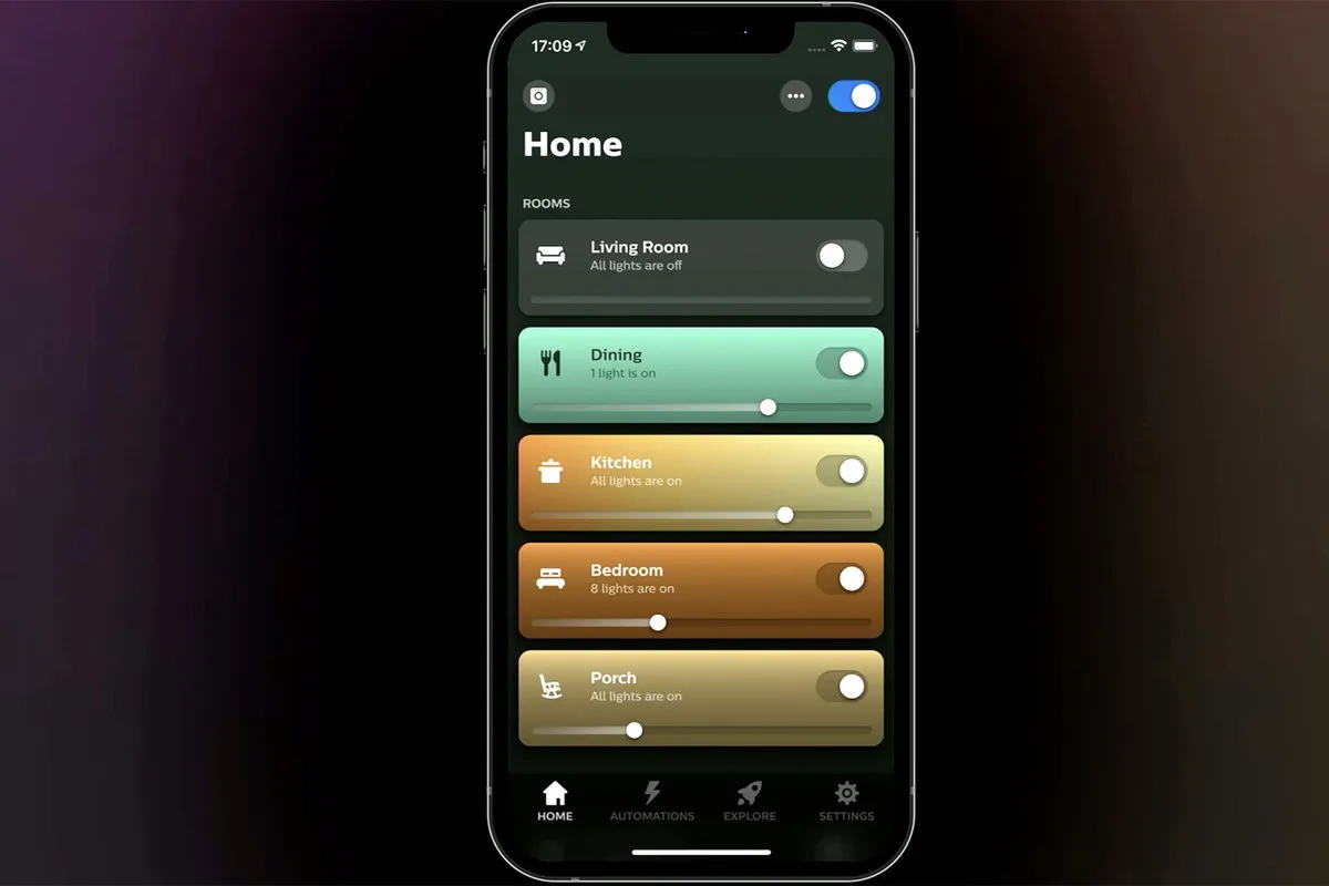 Khám phá những cập nhật mới nhất trên Philips Hue App 4.0