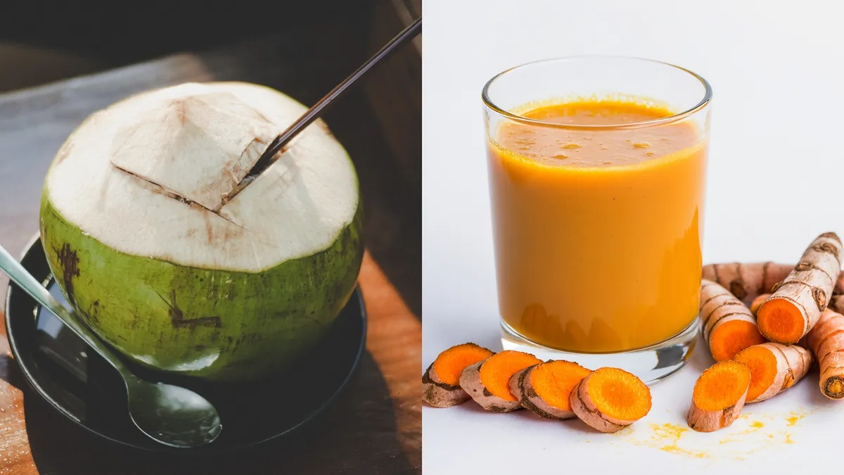 Uống nghệ tươi với nước dừa có tác dụng gì? Một số lưu ý khi sử dụng