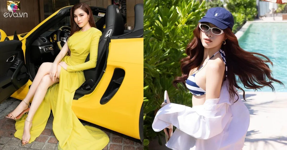 Nữ MC lái xe sang mui trần chạy show nay diện bikini khoe chân dài eo thon, có bộ sưu tập đồ hiệu bạc tỷ