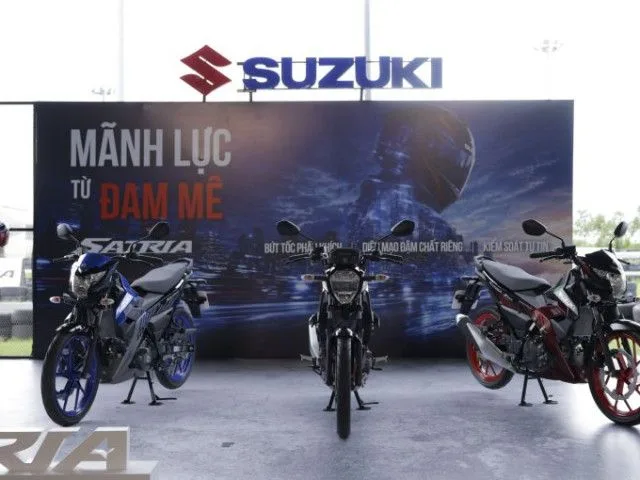 Suzuki New Satria ra mắt Việt Nam: Tinh chỉnh thiết kế, có ABS, khóa thông minh, giá từ 54,5 triệu đồng