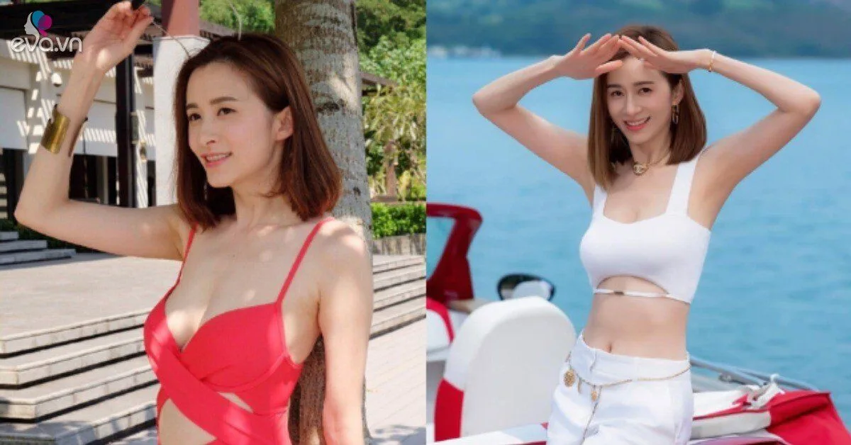 "Mỹ nhân đẹp nhất TVB" U45 vẫn như gái đôi mươi, sinh con trai cho chồng đại gia về dáng nuột nà nóng bỏng