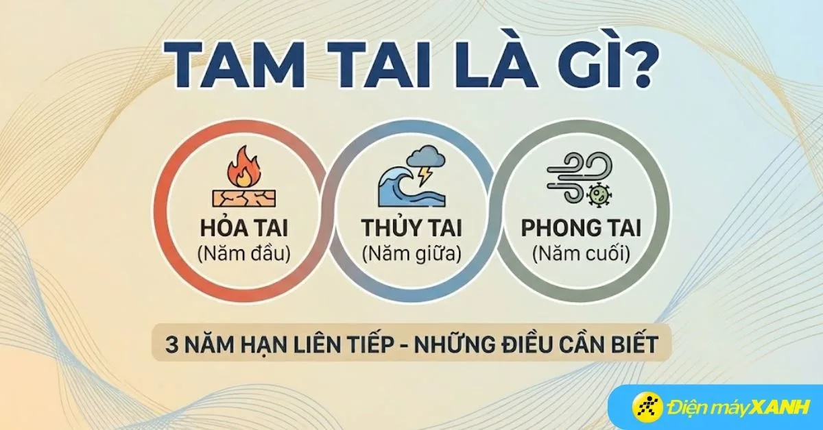 Tam tai là gì? Tuổi hạn tam tai năm 2026 và cách hoá giải