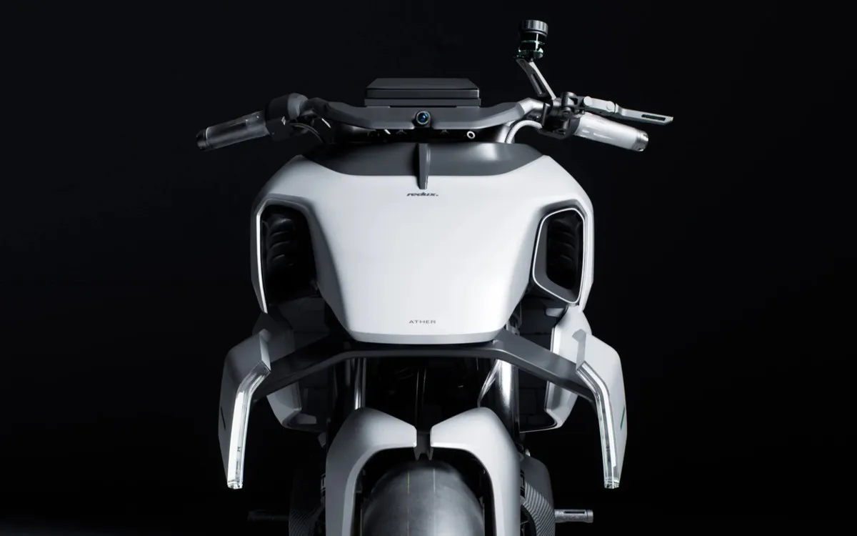 Ather Redux: Siêu phẩm xe tay ga điện tương lai sử dụng thân vỏ làm từ sợi cây lanh bền vững