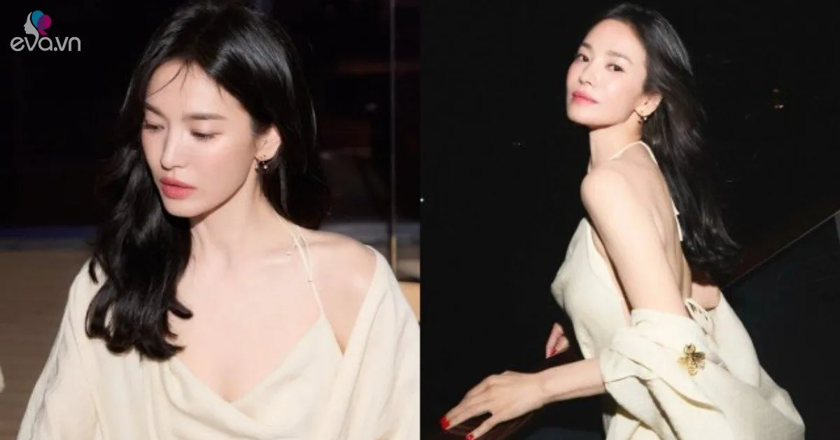 Song Hye Kyo gây sốt khi khoe lưng trần