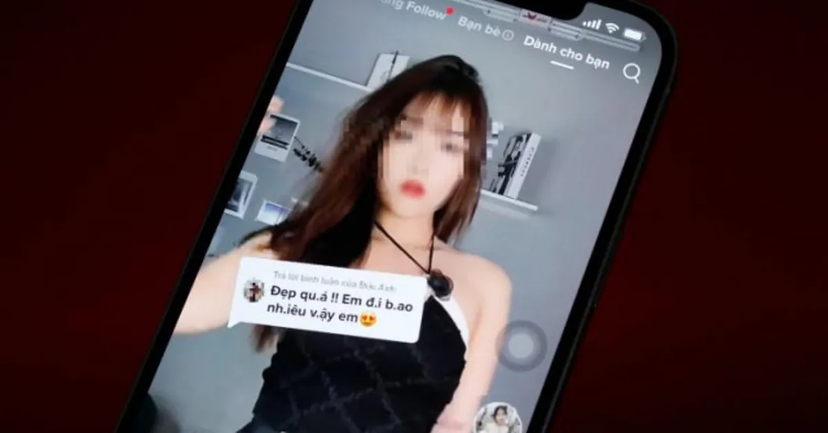 Những quảng cáo xằng bậy với nội dung “mua bán 18+” đang ngày ngày tràn lan trên TikTok