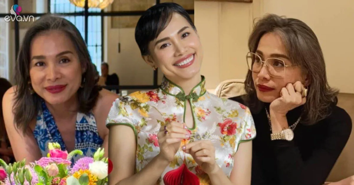 Mặt mộc tuổi trung niên của Hoa hậu Ngọc Khánh