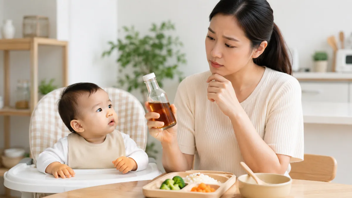 Có nên nêm nước mắm khi cho trẻ ăn dặm không?