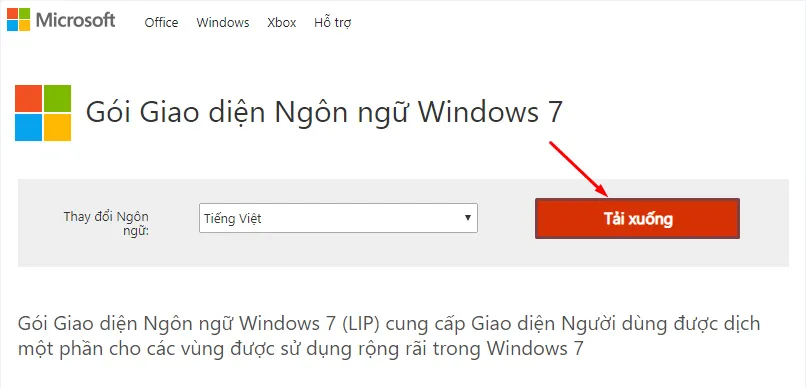 Hướng dẫn cách cài giao diện Tiếng Việt trên máy tính Windows 7