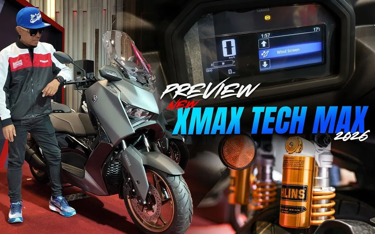 Chi tiết 9 nâng cấp trên XMAX Tech MAX 2026: Chiếc xe tay ga cao cấp tiệm cận sự hoàn hảo