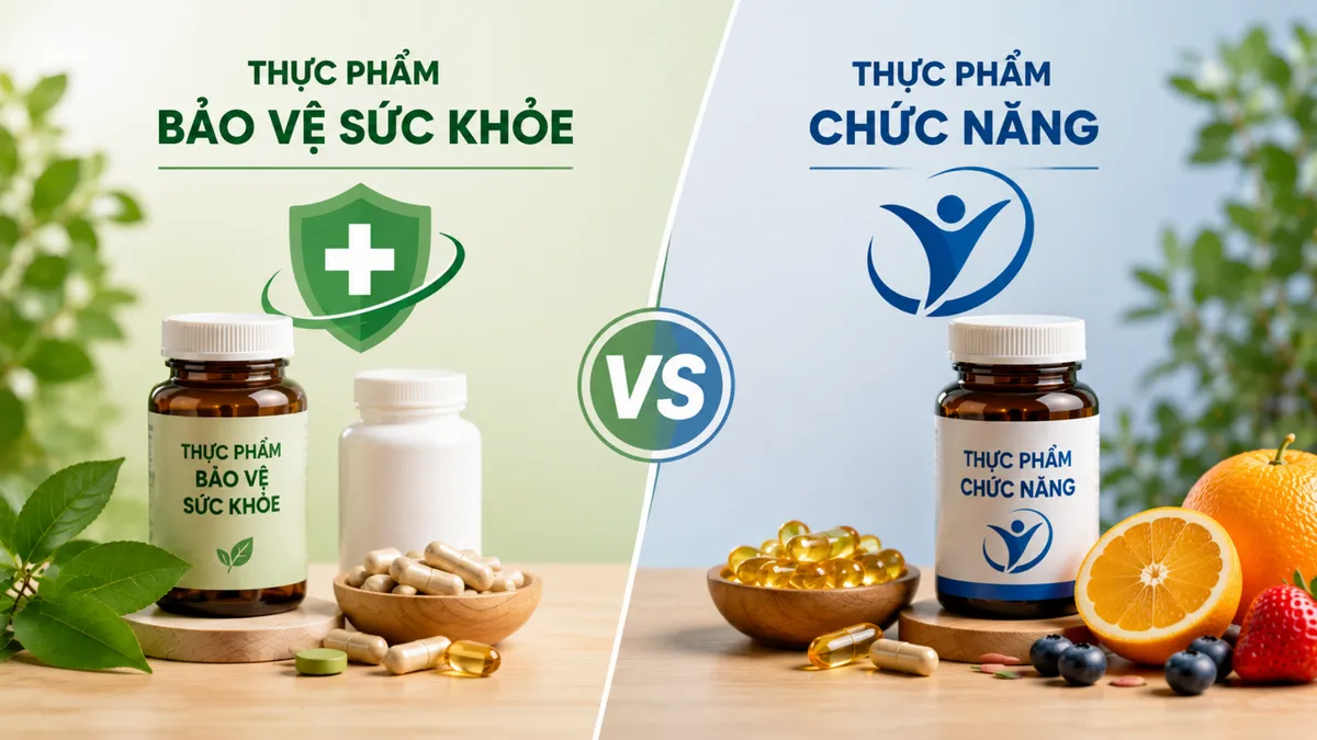 Thực phẩm bảo vệ sức khỏe và thực phẩm chức năng có giống nhau không?