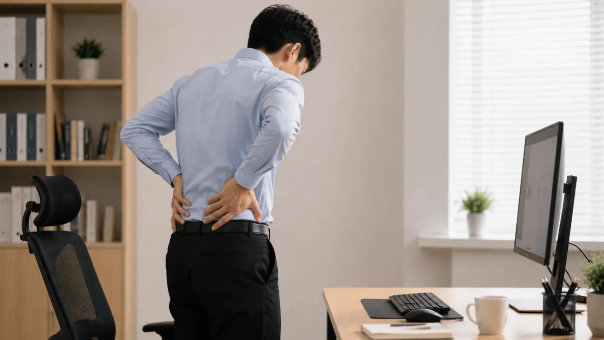 Giảm đau lưng nhờ 2 thói quen đơn giản khi ngồi ghế