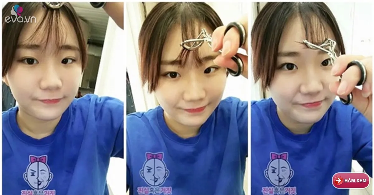 Tuyệt chiêu để khiến tóc mái thưa cong phồng đều đẹp