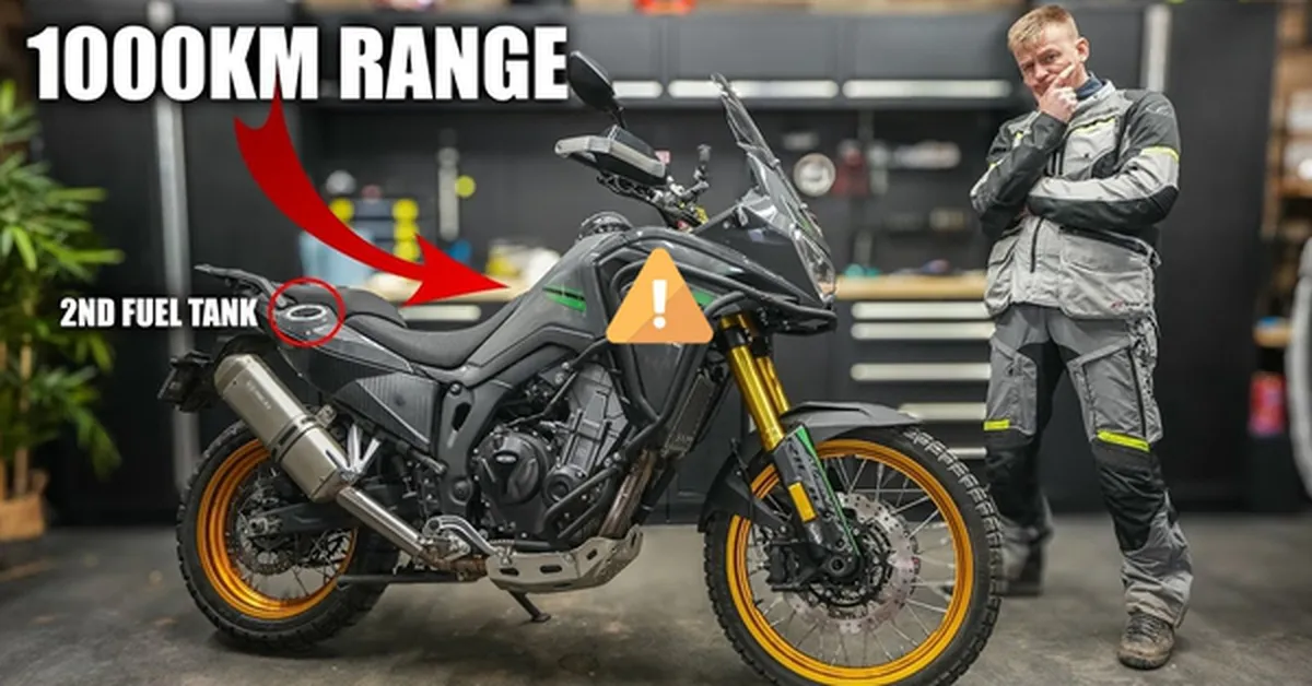 Sao chép thiết kế của nhà Honda, nhưng mẫu xe này có thể đi được 1.000 km khi đổ đầy bình