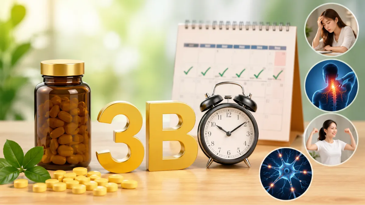 Vitamin 3B uống thời gian bao lâu? Thời điểm uống giúp hấp thu tốt