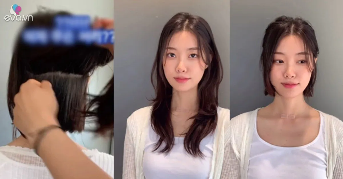 Kiểu tóc 2 trong 1 hút tới 9 triệu lượt xem, chị em thích để tóc dài hay ngắn đều dễ như trở bàn tay, chỉ mất 10 giây biến đổi
