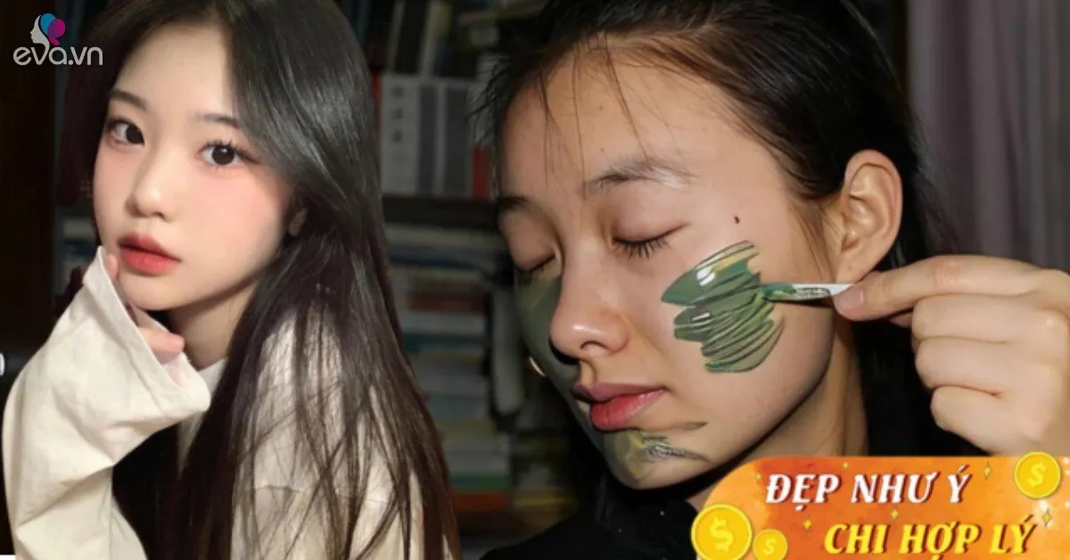 Da trắng sáng, ẩm mềm như ngậm nước nhờ đắp mặt từ loại hạt dân dã được ví như “ngọc lục bảo” của người nghèo