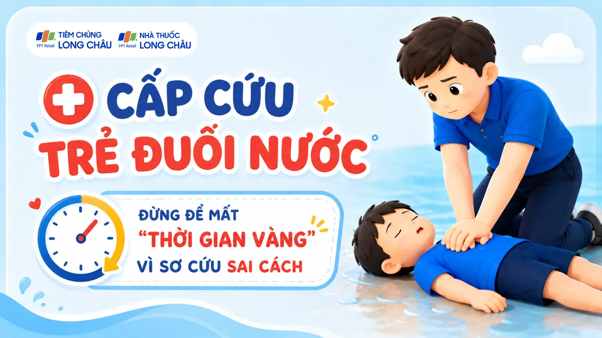 Cấp cứu trẻ đuối nước: Đừng để mất “thời gian vàng” vì sơ cứu sai cách
