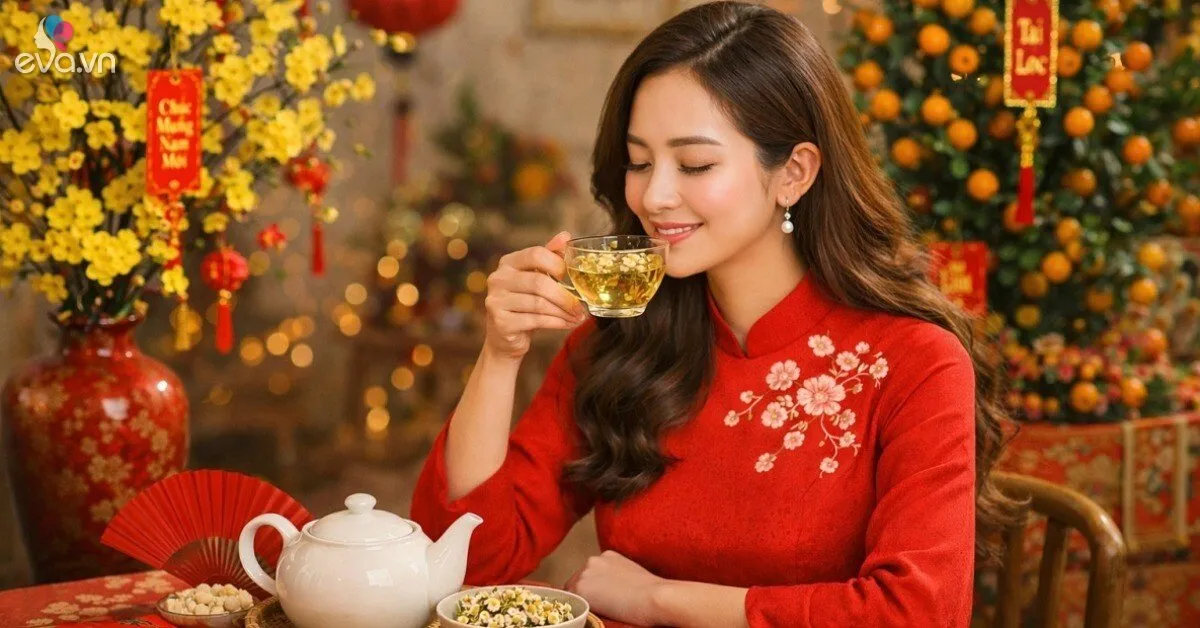 4 loại trà uống thay nước ngọt ngày Tết vừa giữ dáng, vừa đẹp da