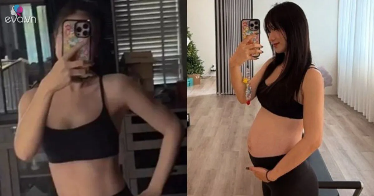 Vợ JustaTee khoe dáng thon gọn sau 18 ngày sinh nở