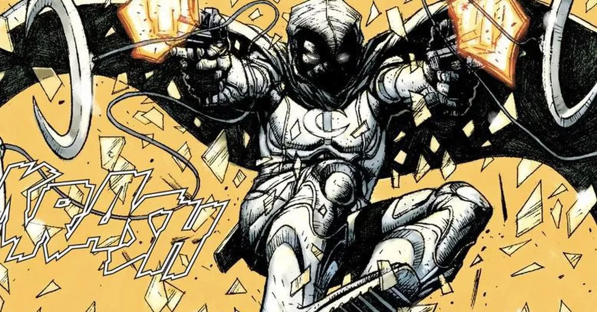 Đúng là "Batman Marvel", Moon Knight cũng sở hữu nhiều món vũ khí xịn có cả móng vuốt Wolverine và máy bắn tơ của Spider-Man