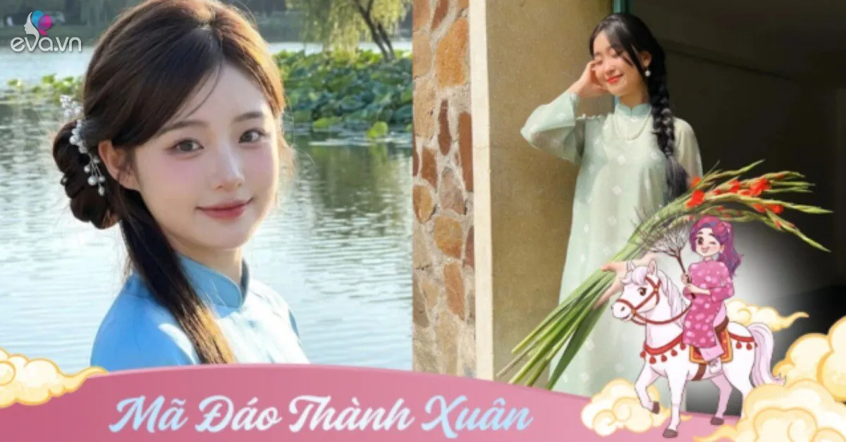 Những kiểu tóc hợp với áo dài khi đi chơi Tết, vừa tôn lên ngũ quan hài hòa lại giúp chị em trẻ xinh