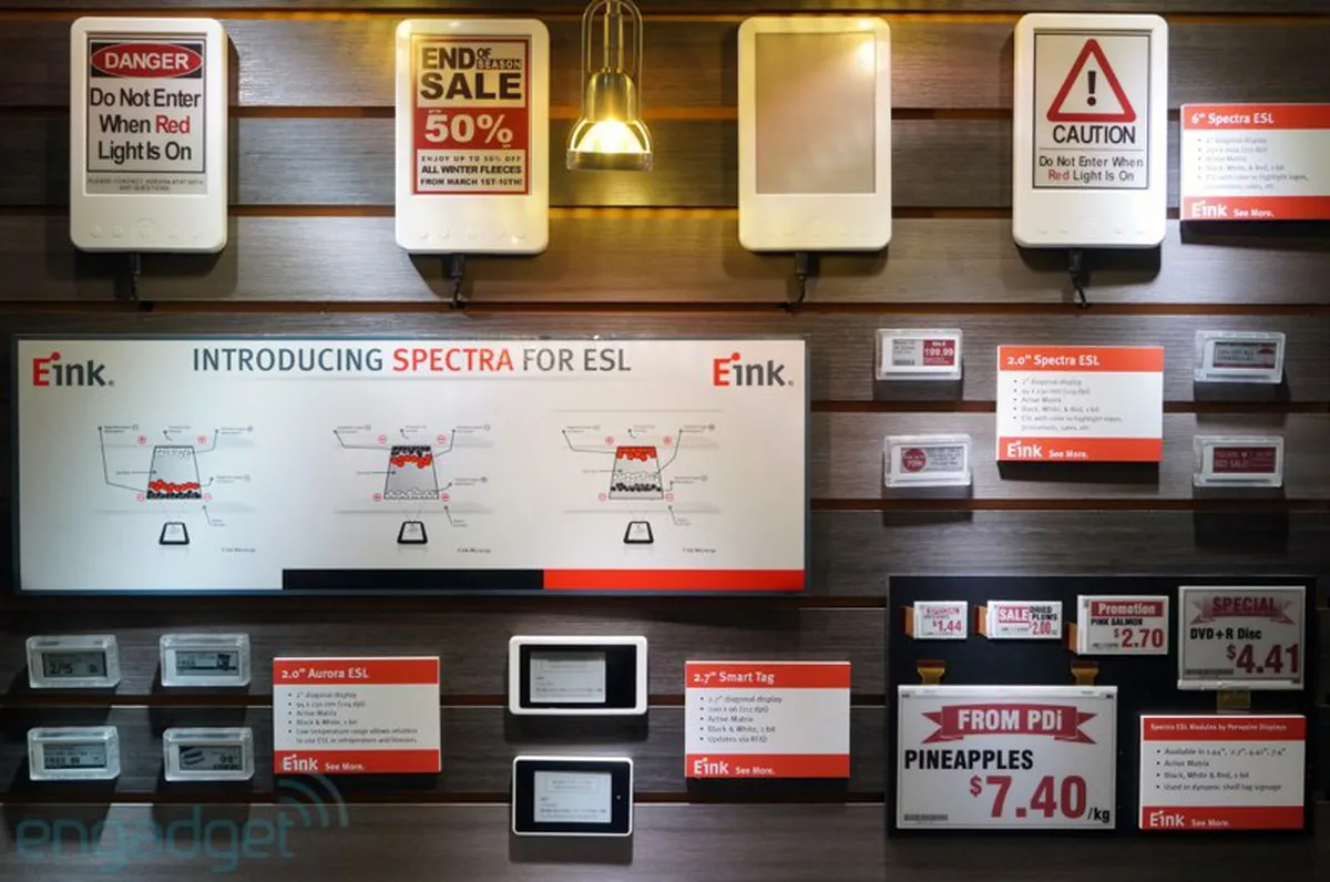 Màn hình Spectra ba màu mới của E Ink