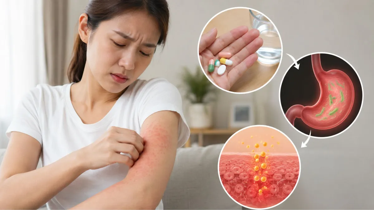 Tại sao uống thuốc HP lại bị ngứa? Lưu ý khi sử dụng thuốc hạn chế tác dụng phụ